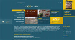Desktop Screenshot of koralltd.cz